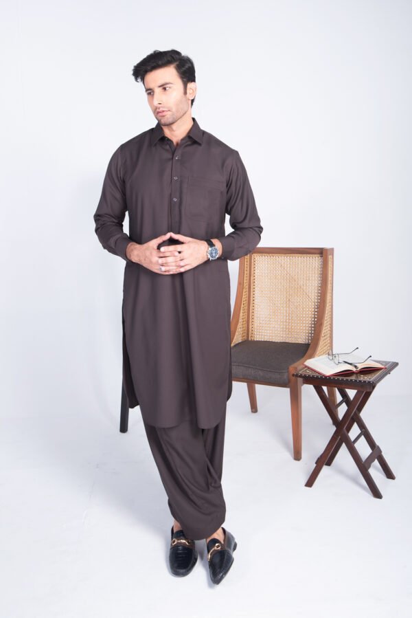 Coffee Brown Shalwar Kameez