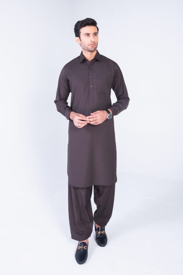 Coffee Brown Shalwar Kameez