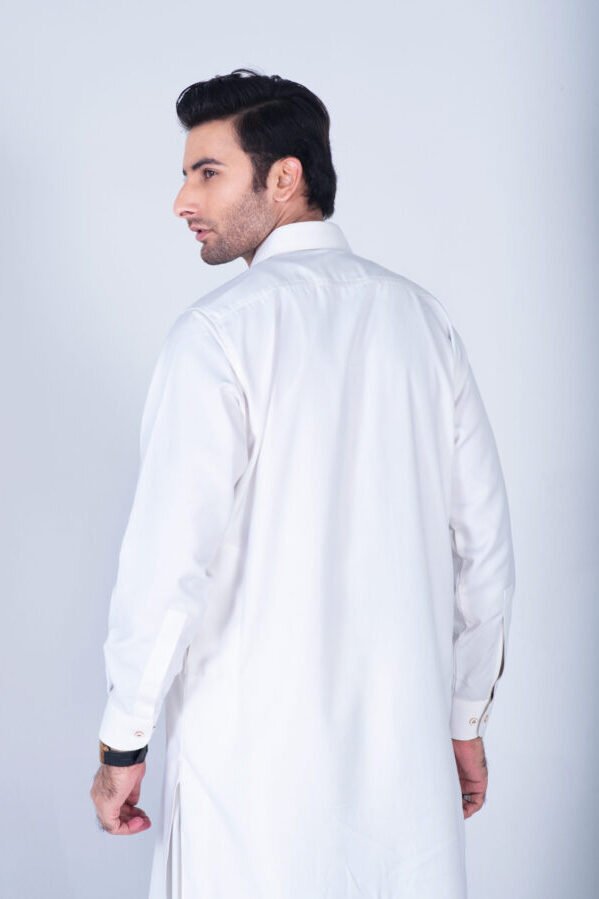 Pearl White Shalwar Kameez