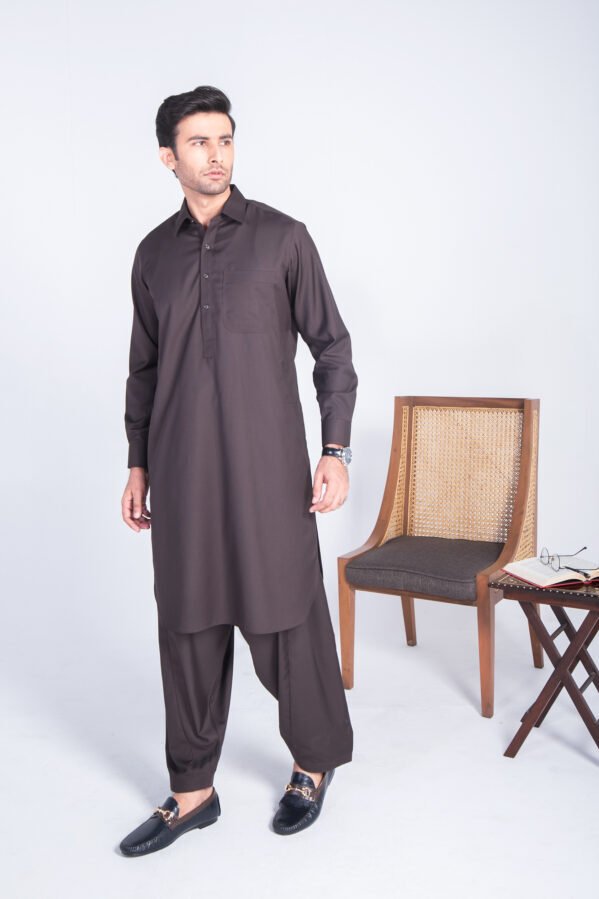 Coffee Brown Shalwar Kameez