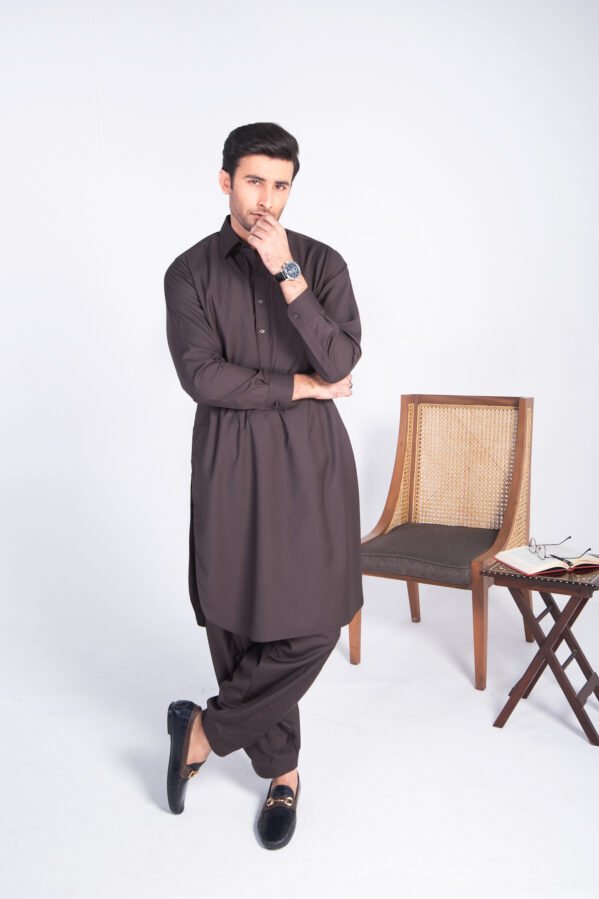 Coffee Brown Shalwar Kameez